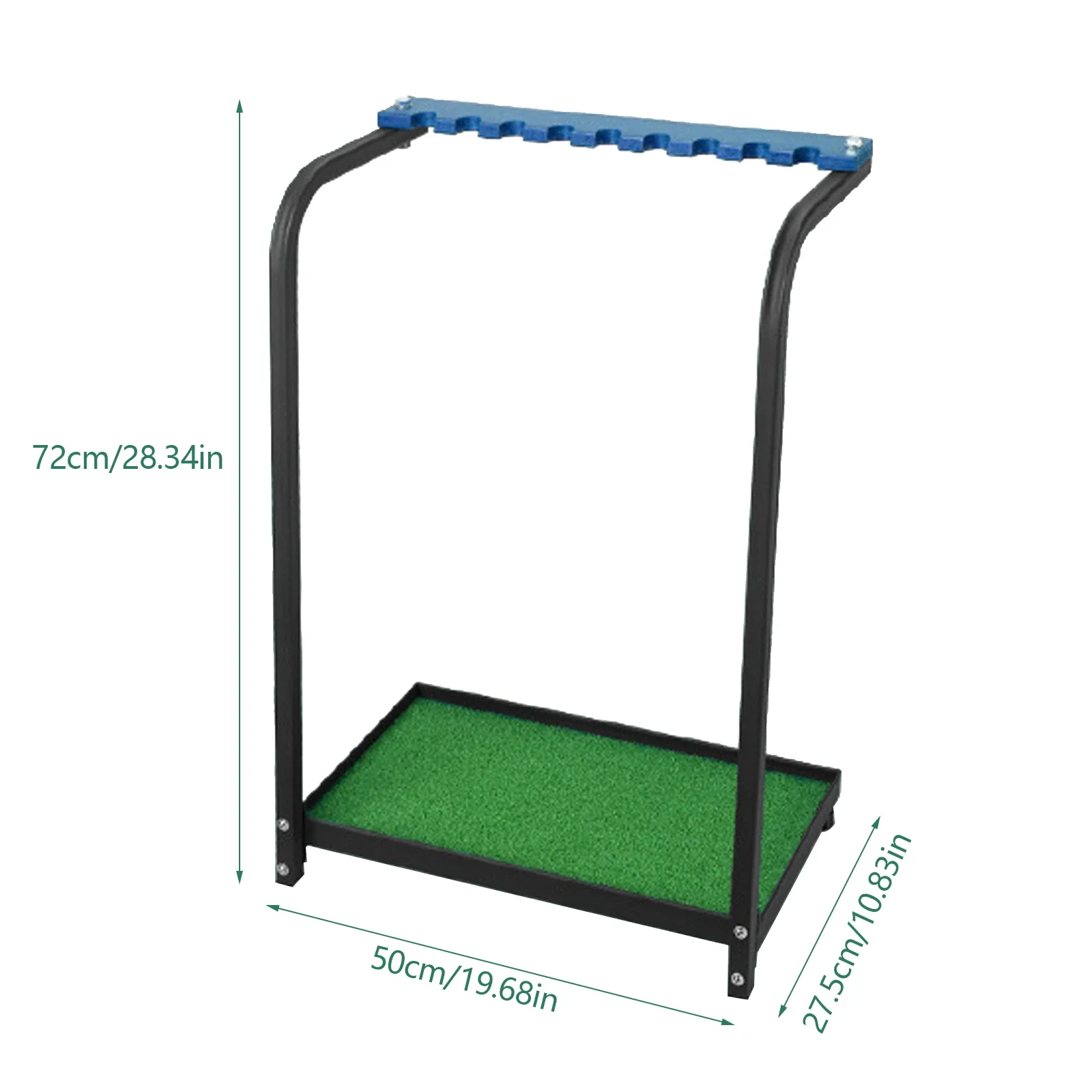 Golf Putter Display Rack, piso Stand titular, organizador de golfe, suporte 9-Grid, novo