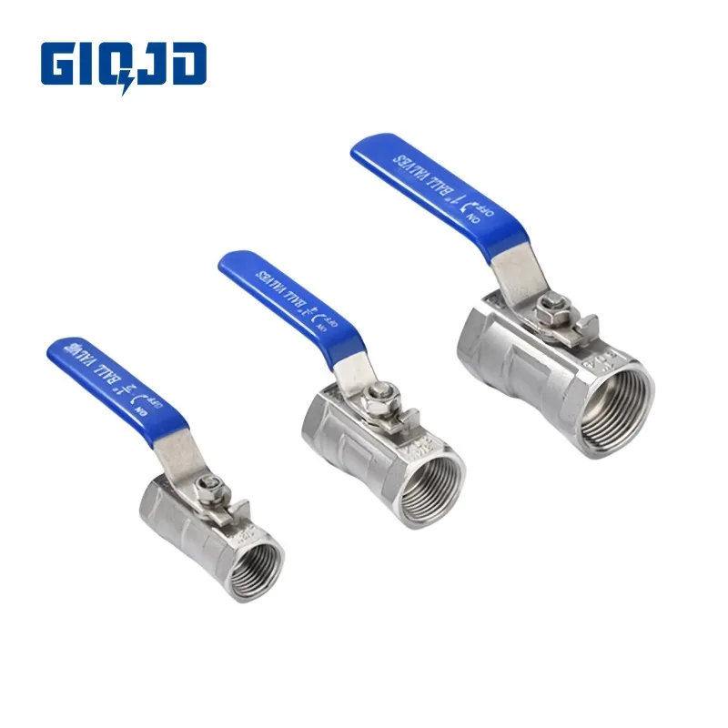 1pcs Female Thread Ball Valve Stainless Steel Coupler Adapter SS304 BSP 1/4