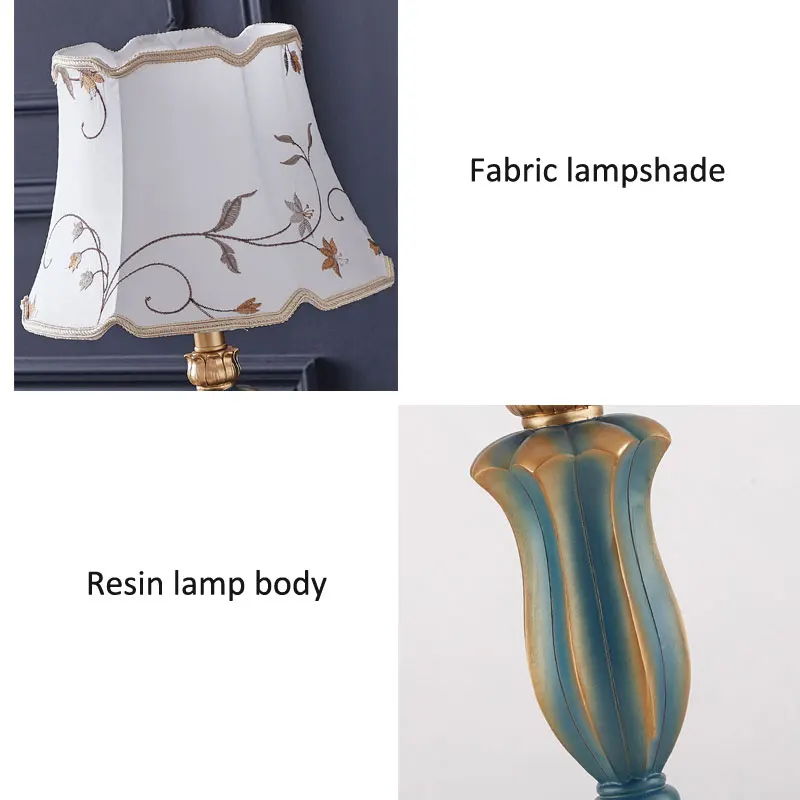 

Скандинавская элитная тканевая настольная лампа для отеля, прикроватная, классическая, для дома, гостиной, кабинета, декоративная лампа