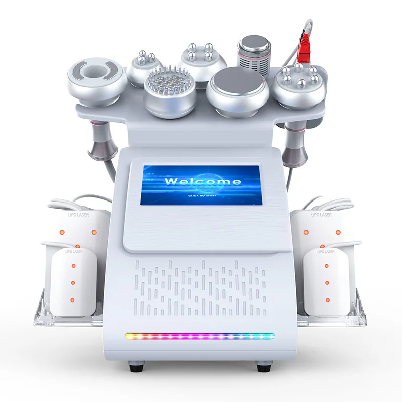 The Latest 9 In 1 80k Ultrasonic Cavitation Vacuum RF Laser Weight Loss Machine Suitable Body Sculpting Machine 2023