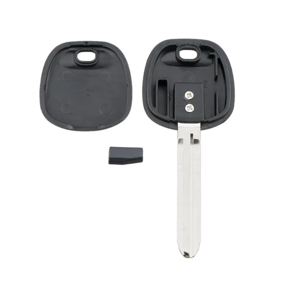 Carcasa para llave de coche sin cortar, compatible con 4Runner Avalon Camry Corolla FJ Cruiser Highlander Matrix TOY44G-PT con Chip transpondedor G