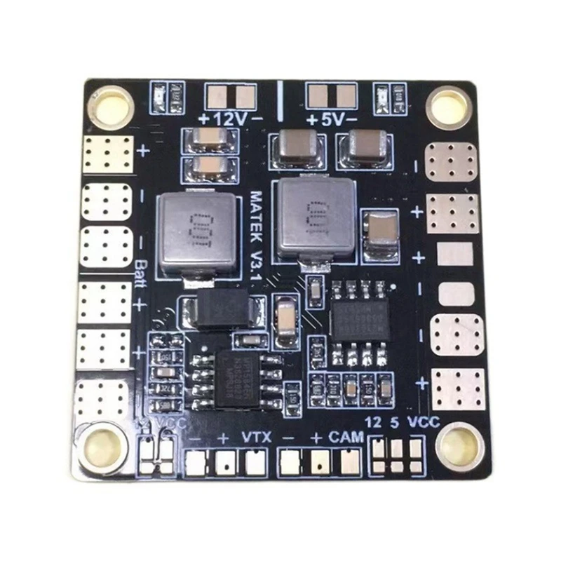 Mini placa de distribuição de energia hub de energia pdb com duplo bec 5v/ 12v para fpv diy rc racing drone multicopter quadcopter