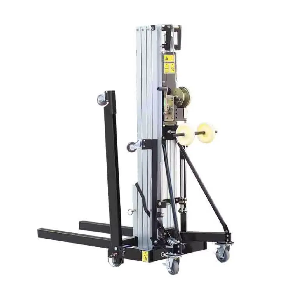 

Прочный ручной подъемник с ручной лебедкой, конструкция из алюминиевого сплава от 3 до 7,5 м для использования в помещении для заводских технических работ