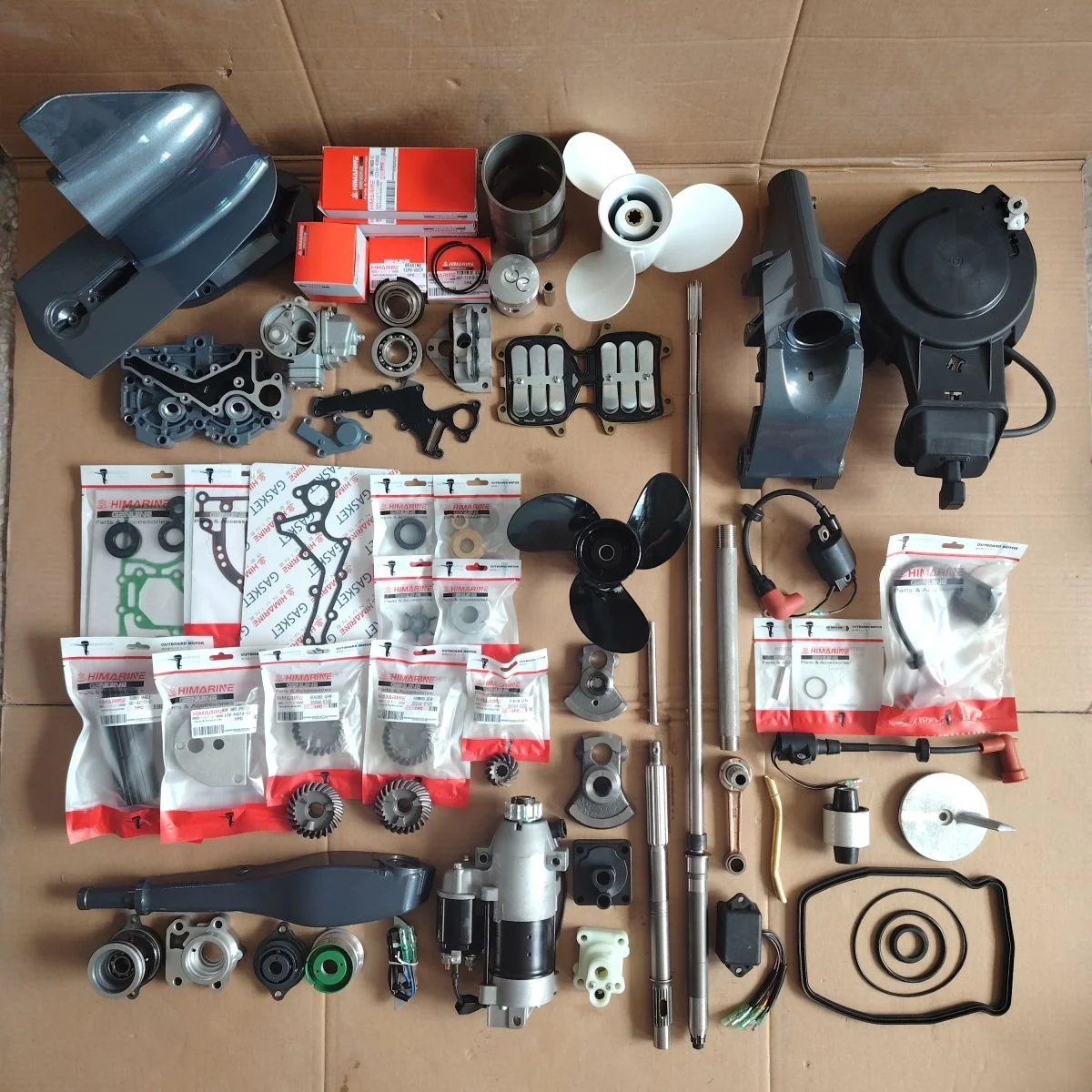 HIMARINE Brand 15 HP Outboard Motor Like  6B4 15HP Outboard Engine for Inflatable Boat