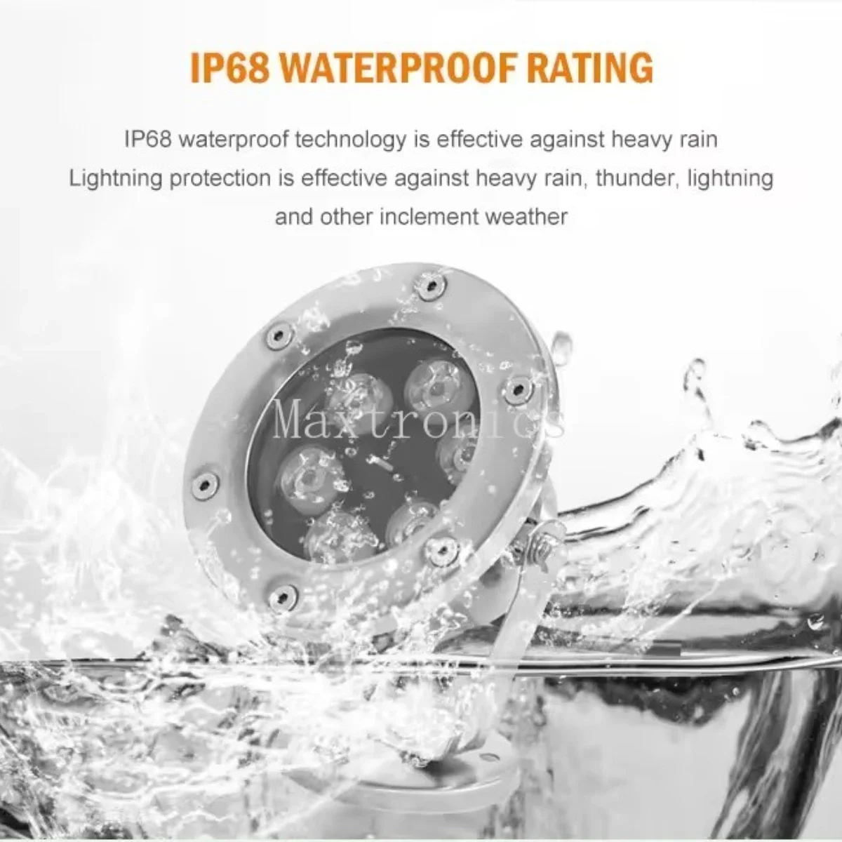 NEW AC24V RGB Fountain Light With Remote Control 6/9/12/15/18/24/36W Outdoor Garden Landscape Pool Spotlight LED Underwater Lamp