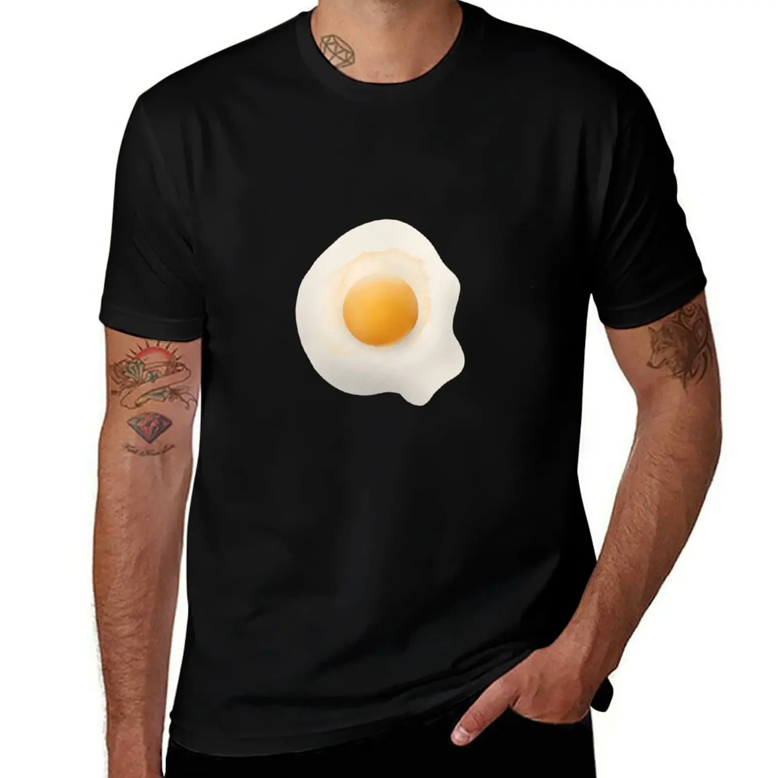 fried egg T-Shirt Personalized t-shirt anime vintage t shirts heavy weight t shirts for men