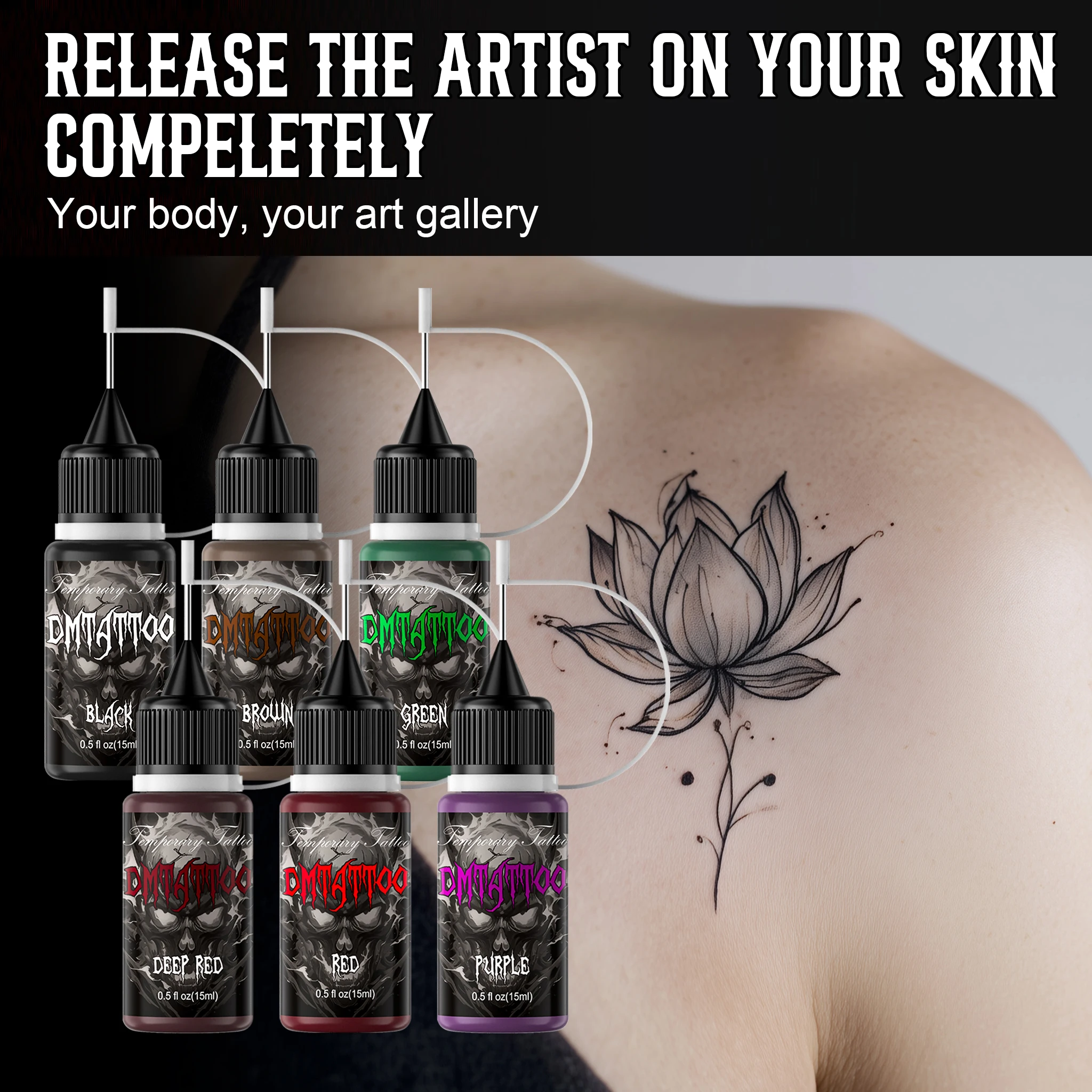 6-цветная водостойкая временная татуировка-наклейка с цветком, птицей, бабочкой, Ловец снов, рукавом для тела, груди, поддельный тотем для женщин и мужчин