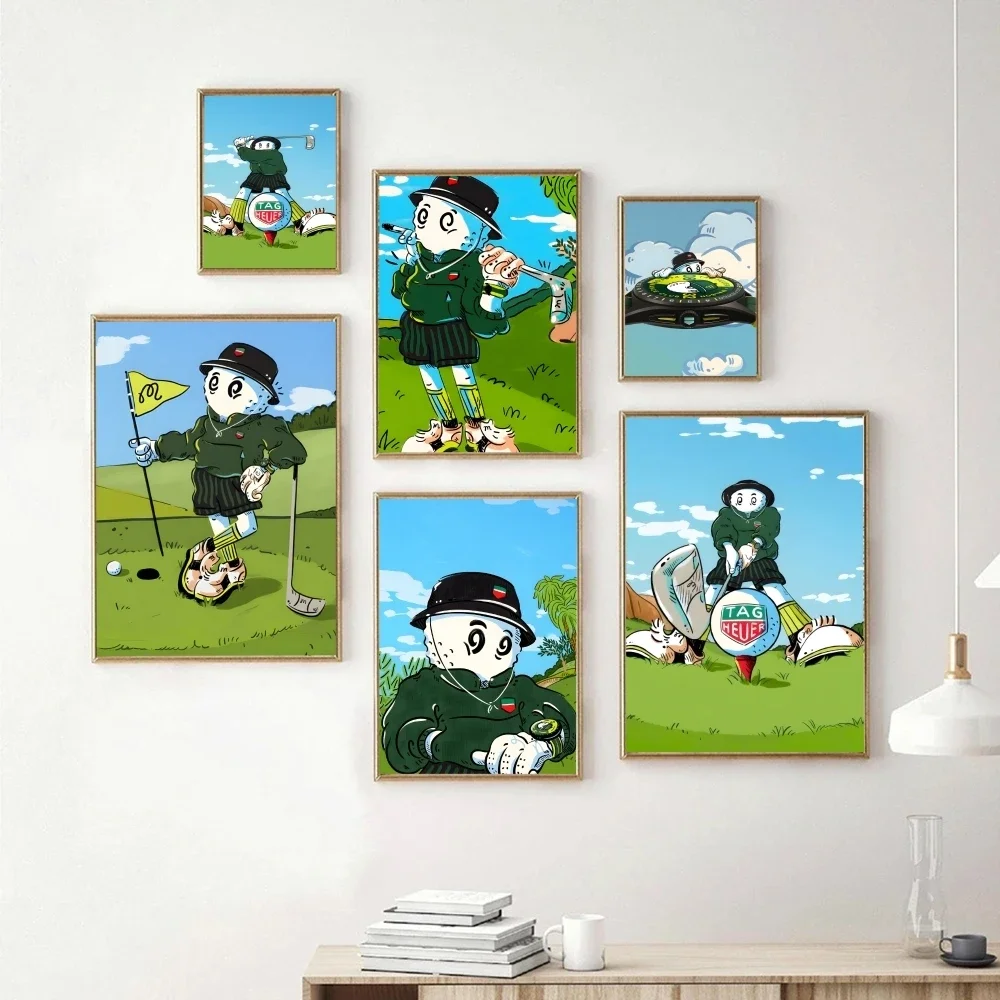 

M-malbon Fashion G-golf Poster Modern Art Print Gallery Wall Decor For Living Room Bedroom Office Creating Serene Ambiance