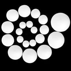 Party Decoration Balls Foam Balls Round Polystyrene Modelling Sphere White Balls Styrofoam Supplies Kids 10/12/15/18/20cm