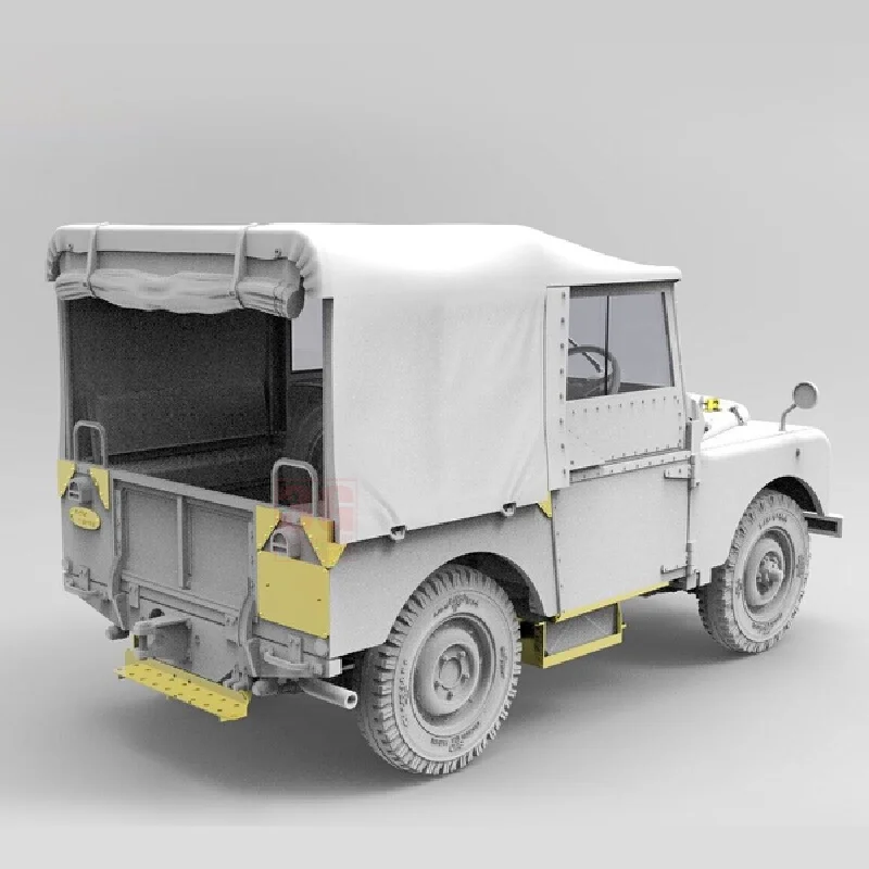 Gecko modelo 35gm0078 1/35 britânico fv18001 mk.2 4x4 jeep kit de modelo de montagem periférica militar colecionáveis de mesa