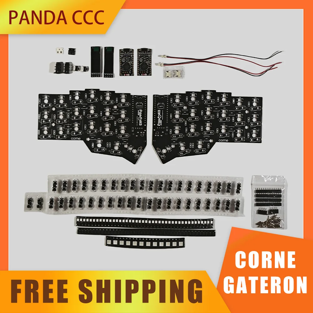 

Corne GLP PCB Gateron Low Profile Positioning Board Corne Choc Split Keyboard Pcb Custom Pc Accessories For Split Kit Via