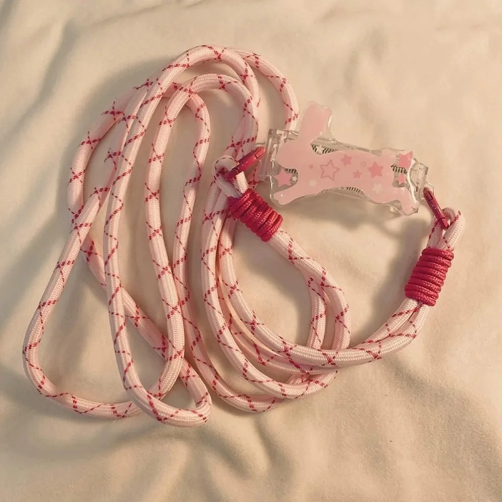 Cartoon mobile phone back clip crossbody rope neck lanyard for Apple Huawei Vivo Oppo bold anti-drop adjustment Versatile