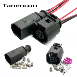 1 Set 4 Pin 1.5 Male Female Automobile Connectors Waterproof Pressure Water Temperature Sensor Plug for VW 4B0973712 4B0973812