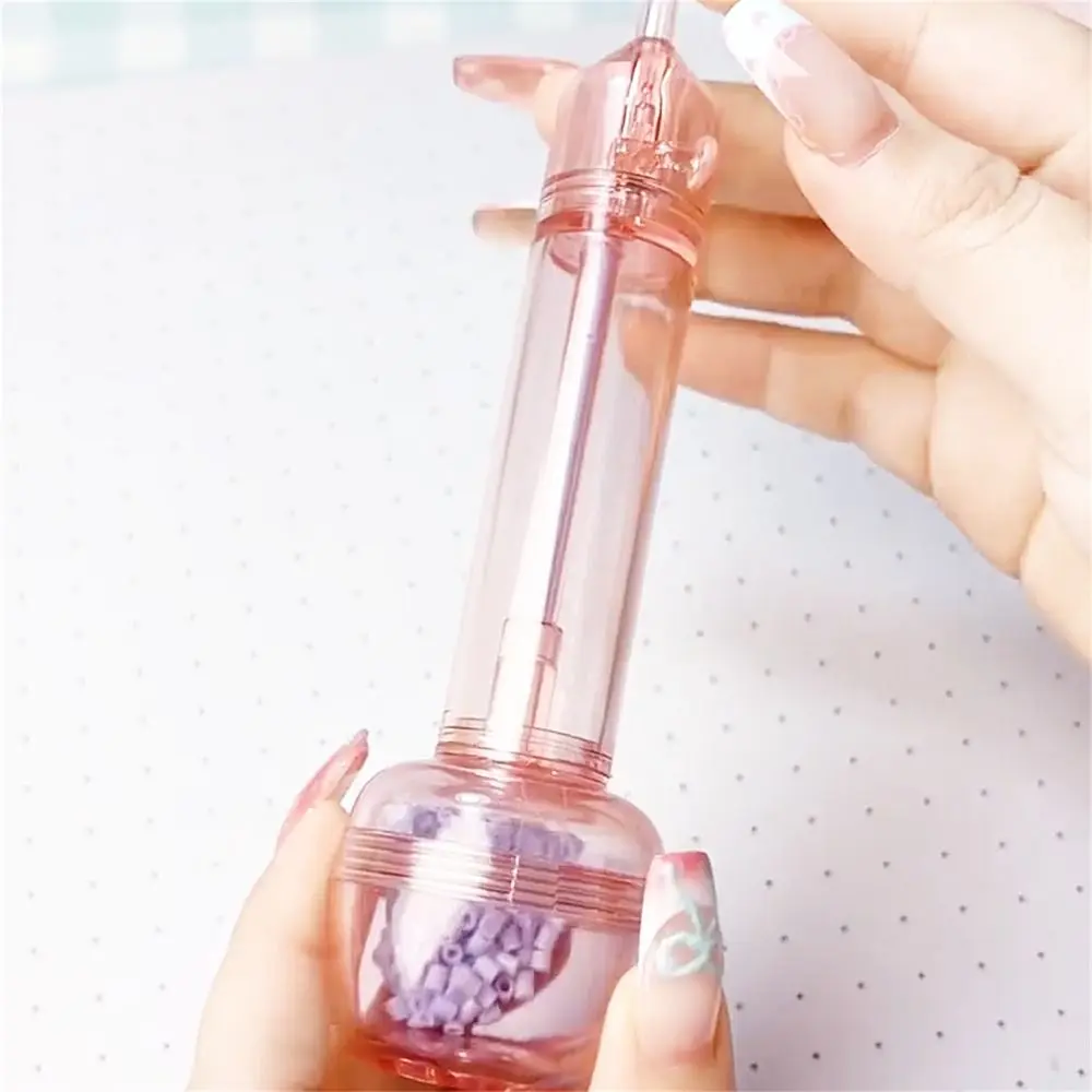 Creative 2.6mm Tip Bead Placement Pen Press Crafts Maker Fuse Beads Pen Automatic DIY Beads Craft Projects Perler Hama Beads Pen