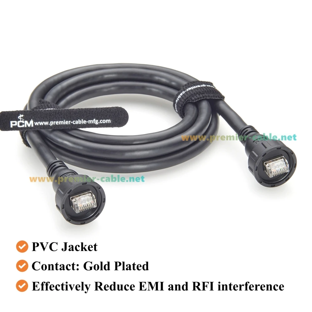 010-10550-00 Marine-Netzwerkkabel IP67 wasserdicht RJ45 Stecker auf Stecker Ethernet-Kabel für Garmin GPSMAP, GMR Radar, GSD Sonar, GMS – Detail 3