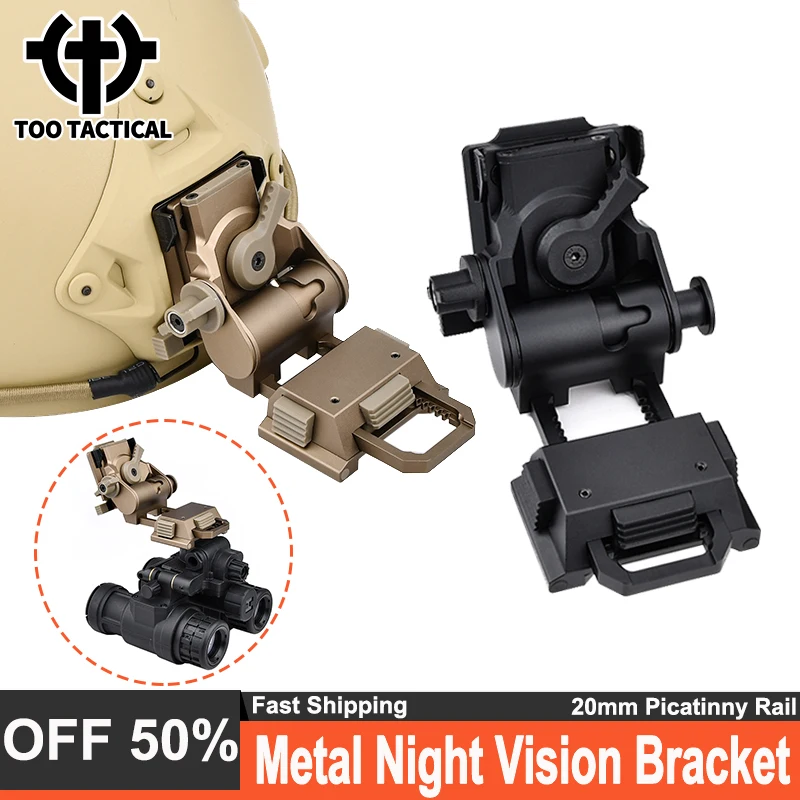 

WADSN Metal L4 G24 Night Vision Device Bracket For PVS15 PVS18 GPNVG18 Fit FAST Helmets Wendy Helmet Bracket Breakaway Adapters