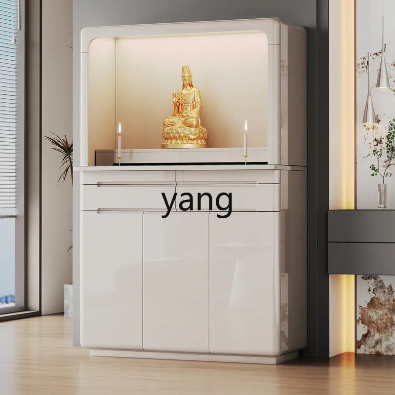 LH household Shentai Buddha table modern simple offering table rural living room middle hall cabinet