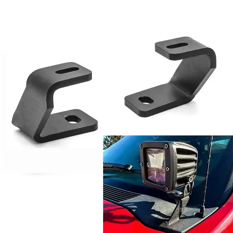 Universal Car Auto Hood LED Work Light Mount Bracket Holders Clamp Engine Cover Light Mount Clamp for Ford F150 Raptor 2015-2019
