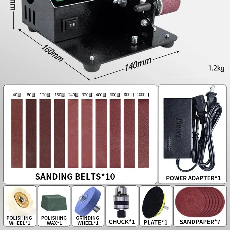 Flow-Through Water-Cooled Knife Sharpener Fully Automatic Compact Electric Water-Cooled Belt Sander Knife Sharpening Wonder - Sc