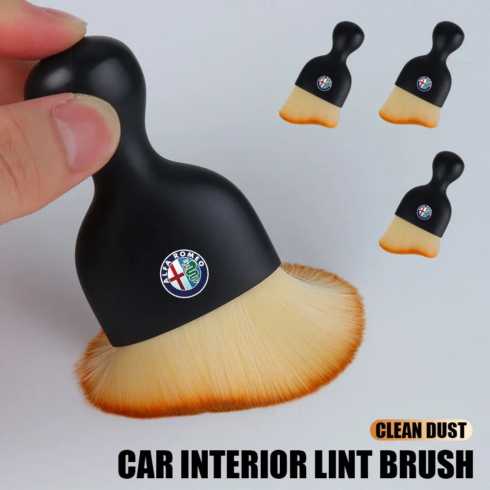 Car Interior Dashboard Air Outlet Cleaning Tool Dust Removal Soft Brushes  For Alfa Romeo Sportiva Giulia Giulietta 159 147 Mito