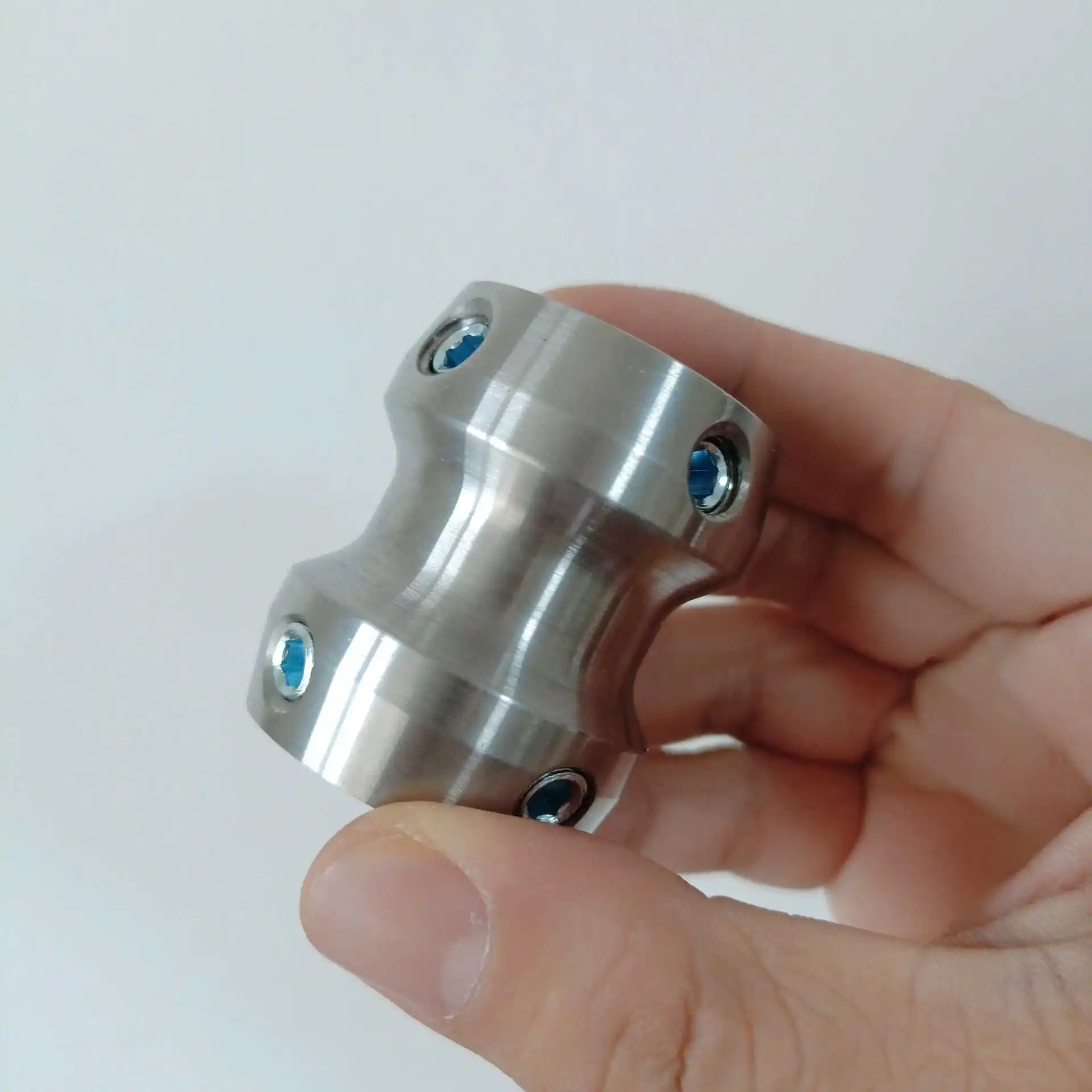 Double-Ended Prosthetic Adapter–Modular Connector for Lower Limb, Stainless Steel/Titanium Tube Clamp Joint for Above/Below Knee