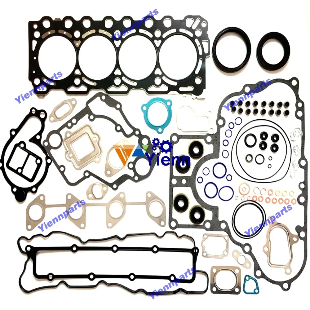 Kit de reconstrucción de revisión V3307 3307-DI-TE2 V3007-T para motor Kubota Tractor M4-061 M4-071 M4062 M4072 Bobcat T630 T650 piezas de reparación