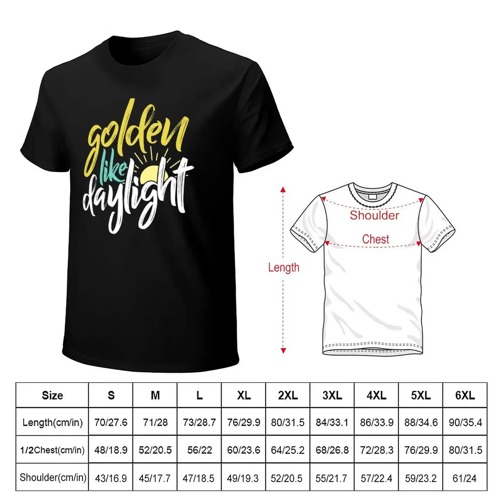 Daylight. T-Shirt summer clothes summer tops fruit of the loom mens t shirts