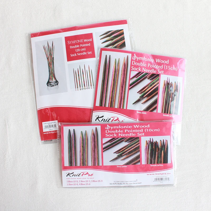 

Knitpro Symfonie 10cm/15 cm/20cm Double Pointed Needle Set Free Shipping