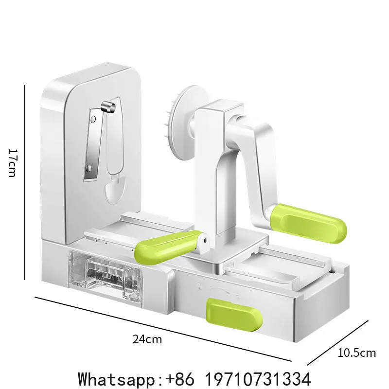 5 Blades Vegetable Spiralizer Zucchini Noodle Maker Best Veggie Spiral Slicer Curly Fry Chopper Cutter Pasta Spaghetti Maker