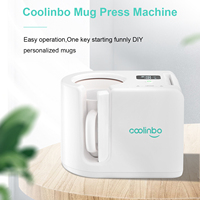 coolinbo Tumbler Heat Press Machine for 11oz Cups Support 8.2cm/3.2in Diameter Adjustable 0-400 ℉ Timer 0-999s Sublimation Print