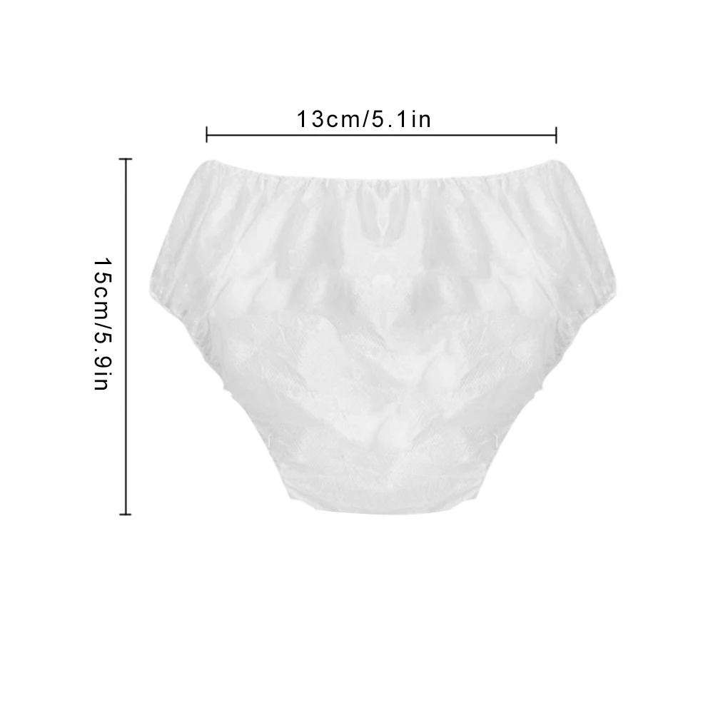 6 Pieces Non-woven Men Briefs Portable Single-use Breathable Shorts Indoor Outdoor Home Underpants Underclothes