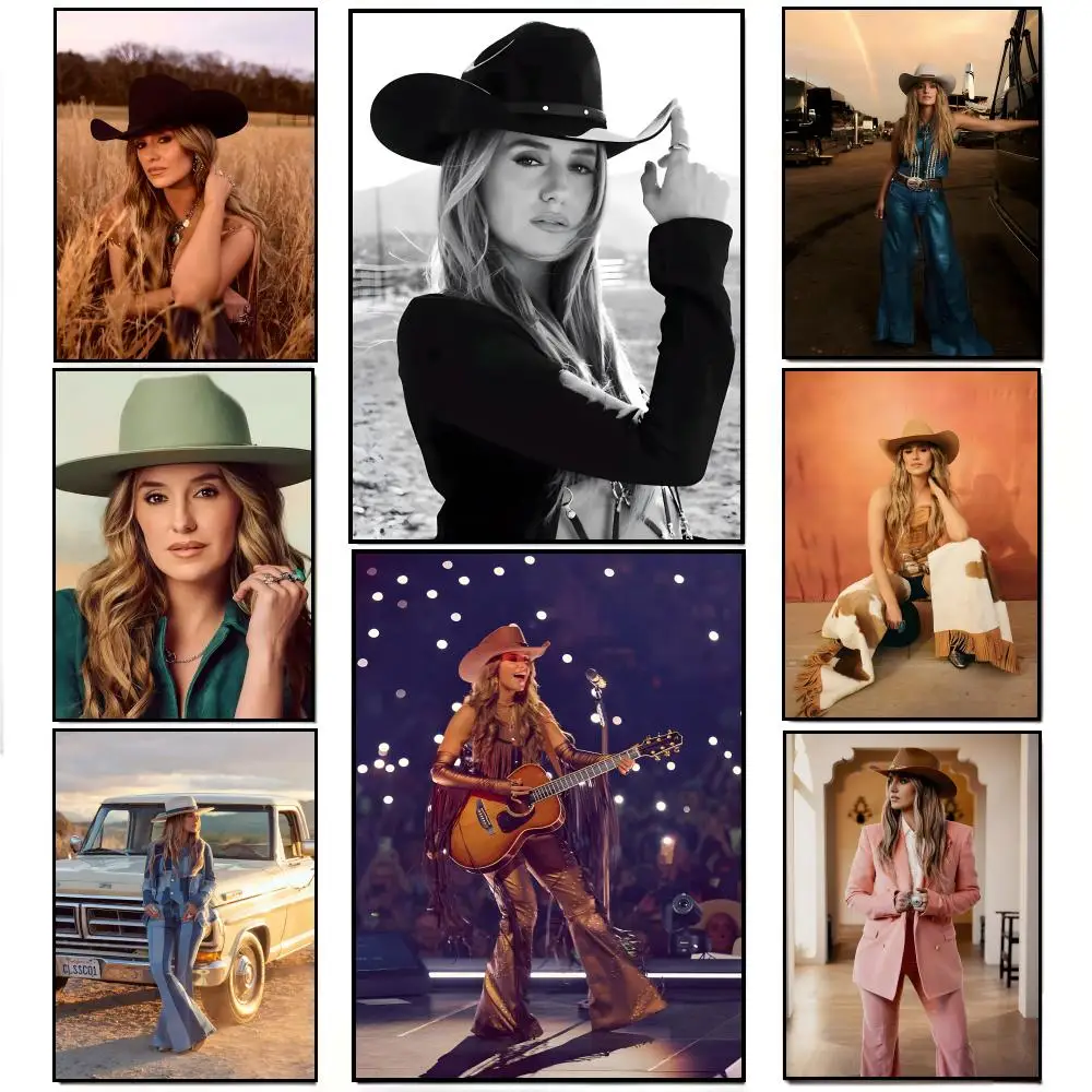 Country Singer Lainey Wilson Poster HD  Waterproof Wall Sticker Bar Living Room Decor Gift