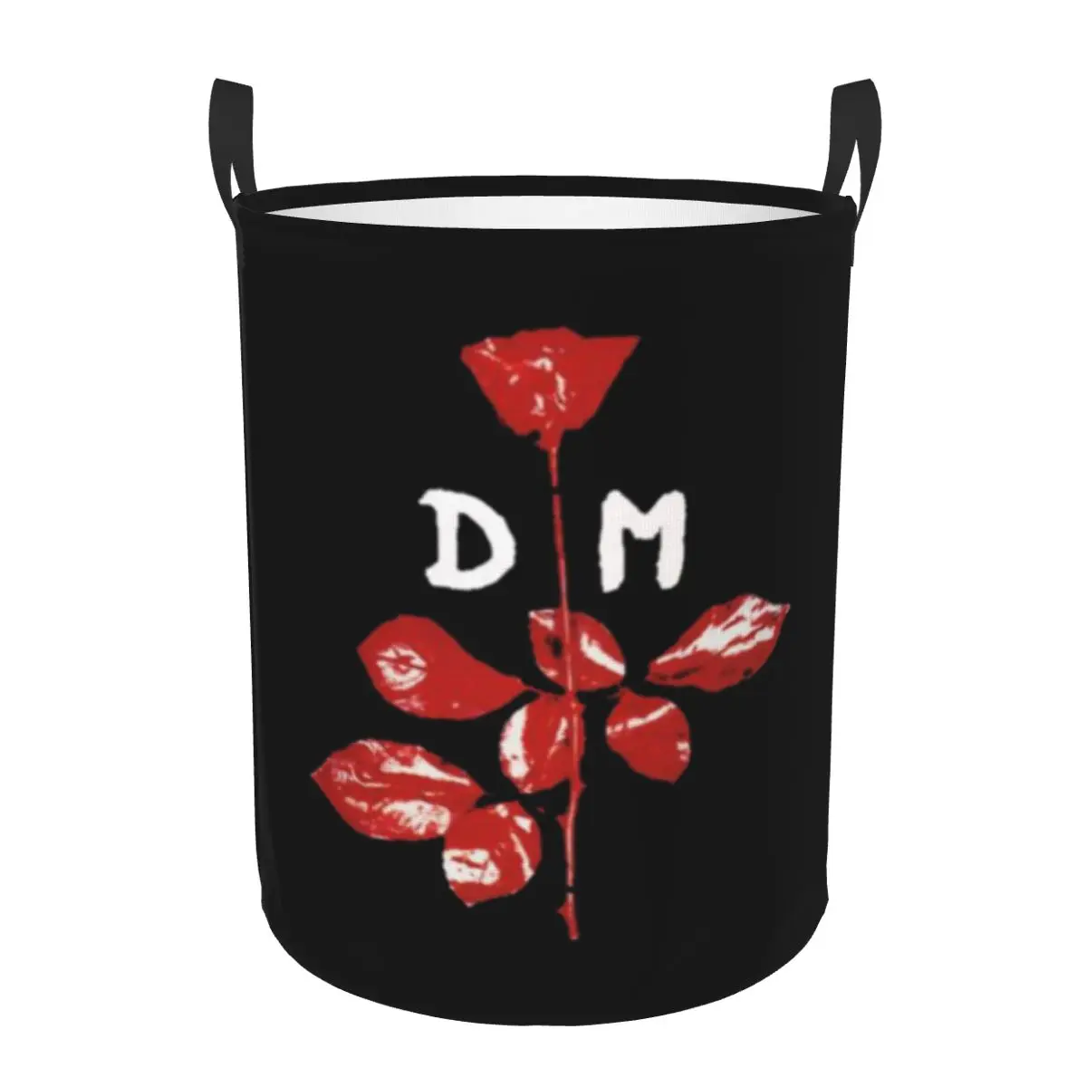 Depeche-Cool Mode Cesta De Lavanderia, Caixas De Armazenamento Dobráveis, Music Baby Hamper, Nursery Toys Organizer