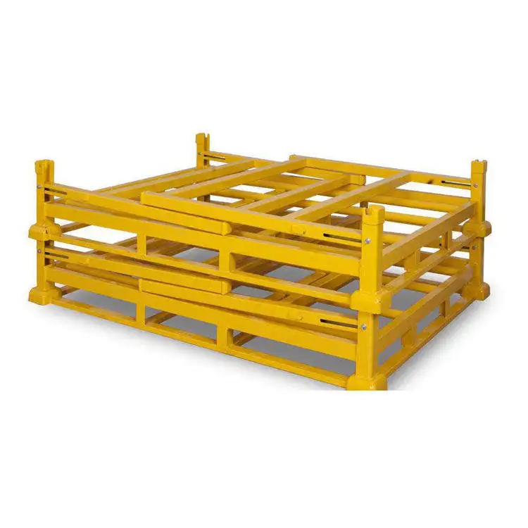 

Custom High Quality Steel Foldable Adjustable And Durable Stacking Box Racks Iron Shelves For Cut-to-Size Warehouse Storage