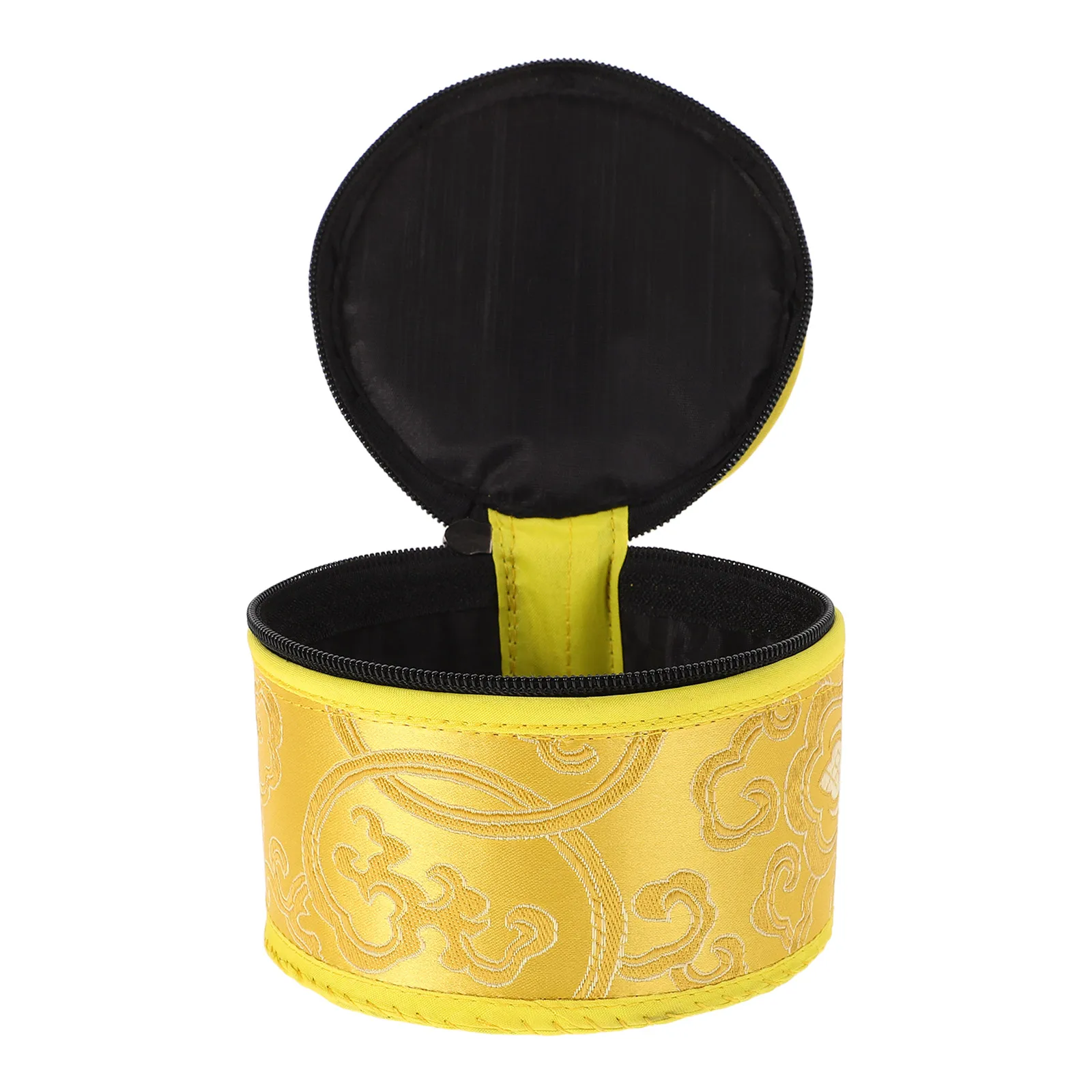

Compact Portable Singing Bowl Storage Case Zipper Closure Small Container For Tibetan Sound Meditation Accessories Bag
