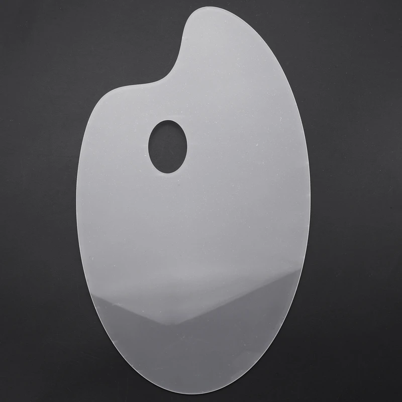 Paleta de Tinta Acrílica Transparente, Pintura Artesanal DIY, 10x6 Polegadas, Pacote 2