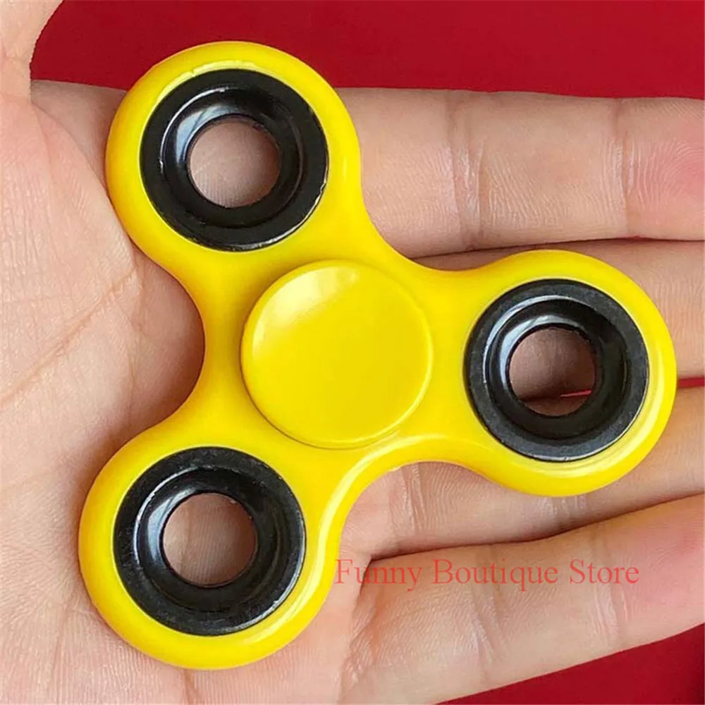 Red Hand Spinner ABS Fidget Spinner For Autism ADHD Anti Stress Creative Tri-Spinner High Quality Adult Kids Funny Toys Gift