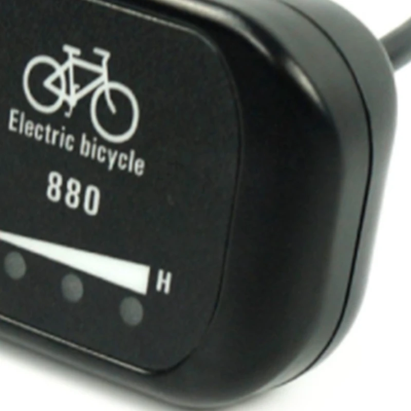 Display de bicicleta elétrica 24v 36v 48v ebike painel controle inteligente display lcd led880 controlador à prova dledágua para kt