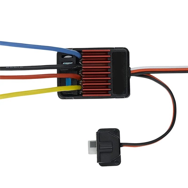 

VO-For 1/16 1/18 Scale RC Trucks Suvs Monster Truck Accessory:Quicrun 1625 Brushless ESC 25A Waterproof Compatible With 2-3S Lip