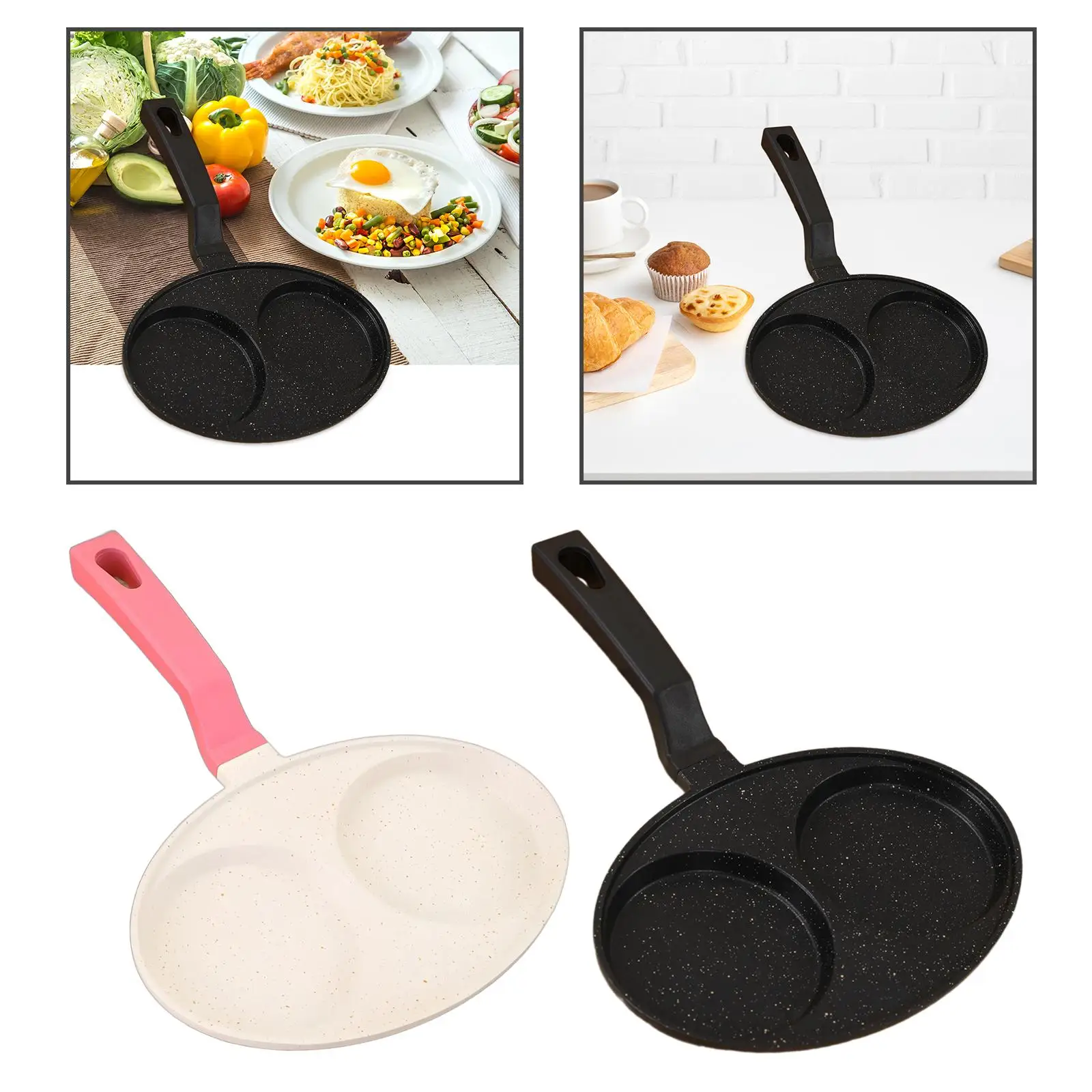 

Egg Pan Frying Pot Insulated Handle Easy Clean Aluminium Cookware Non Stick Omelette Pan Breakfast Maker for Plett Pancake Steak