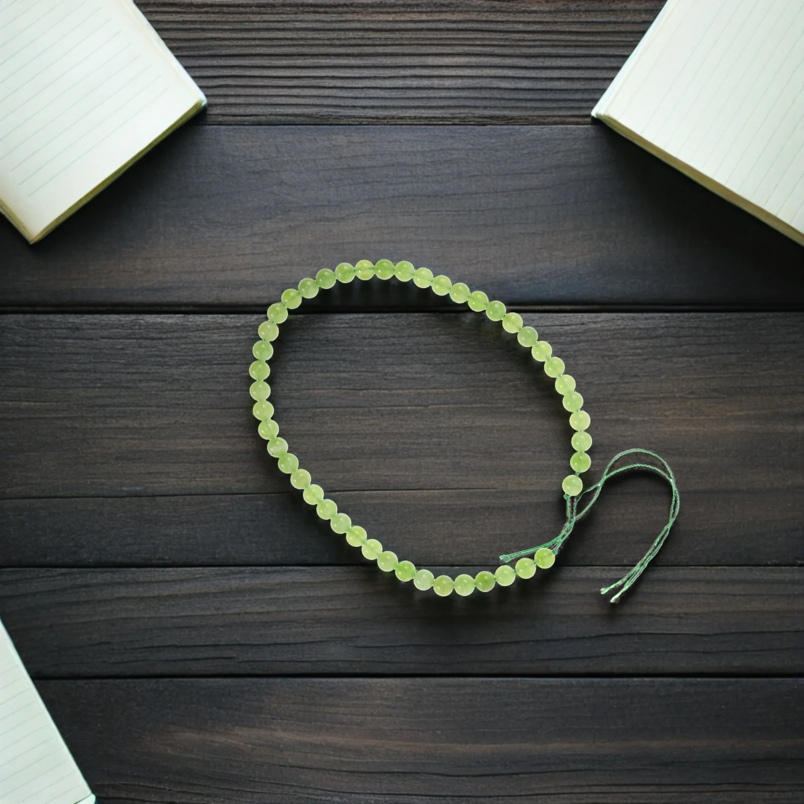 

8Mm Natural Green Agate Round Loose Gemstone Jewelry Making Supplies Diy Bracelets Necklaces Crafting Green Stone Beads Handmade
