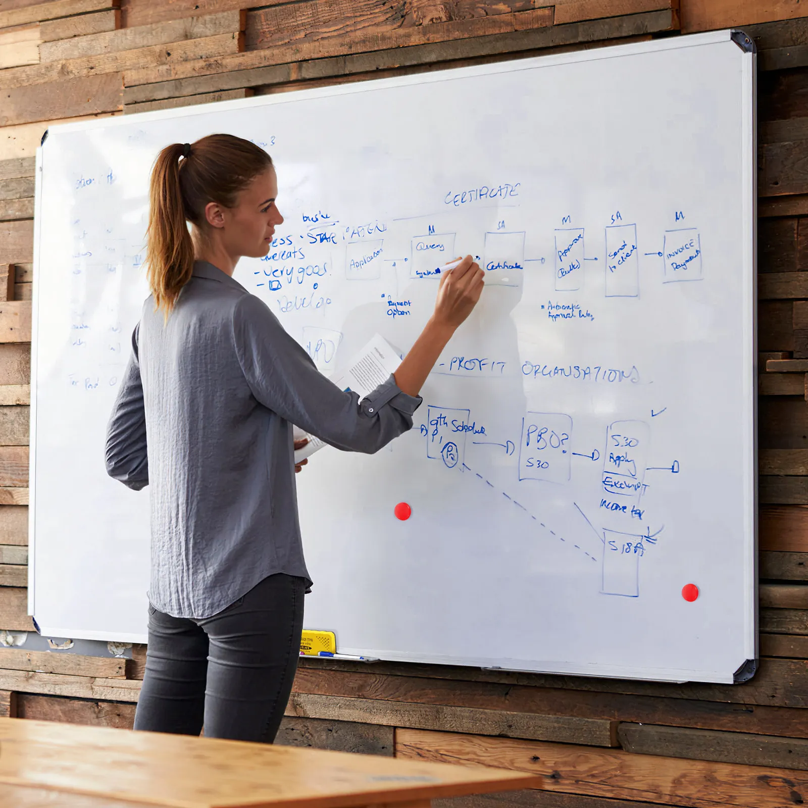 

Набор высококачественных магнитных маркеров для белой доски с ластиком, магнитными крючками и кнопками, гладкая поверхность без царапин для школы и офиса