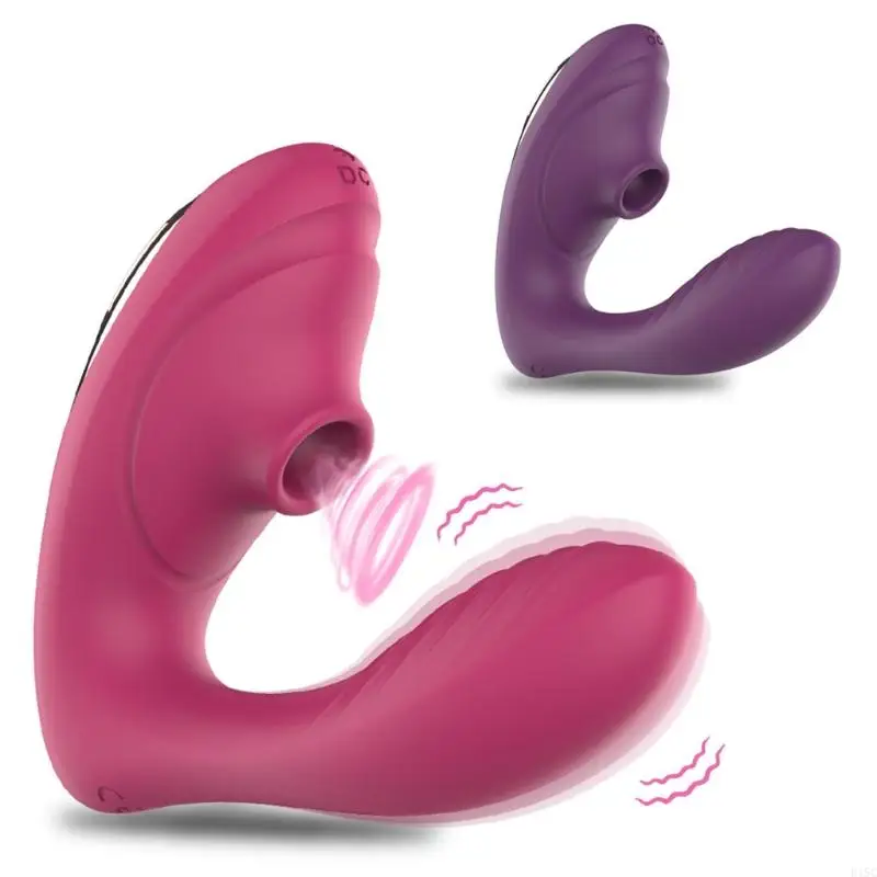 E15C 10 Frequency Women Spot Vibrator Adult Sex Toy Sucking Stimulator Rechargeable Wearable Massager