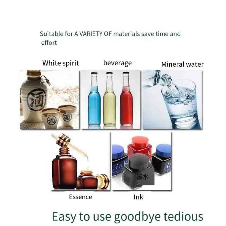 ZZY Riempitrice liquida per peso quantitativo con pompa elettrica a controllo digitale a doppio canale per olio essenziale di profumo di bevande