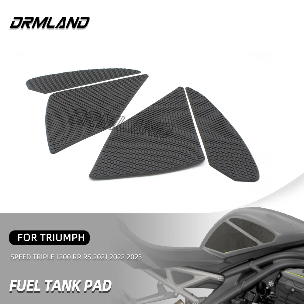 

For TRIUMPH SPEED TRIPLE 1200 RR RS 2021 2022 2023 Tank Pad Motocycle Fuel Tankpad Stickers Knee Grips Traction Protector Decal