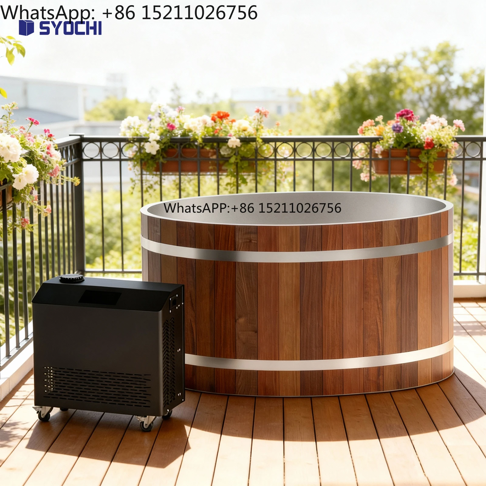OEM New Design Ice Bath Chiller for Cold Plunge Ice Barrel Chiller Water Ice Bath Swimming Pool Water Chiller