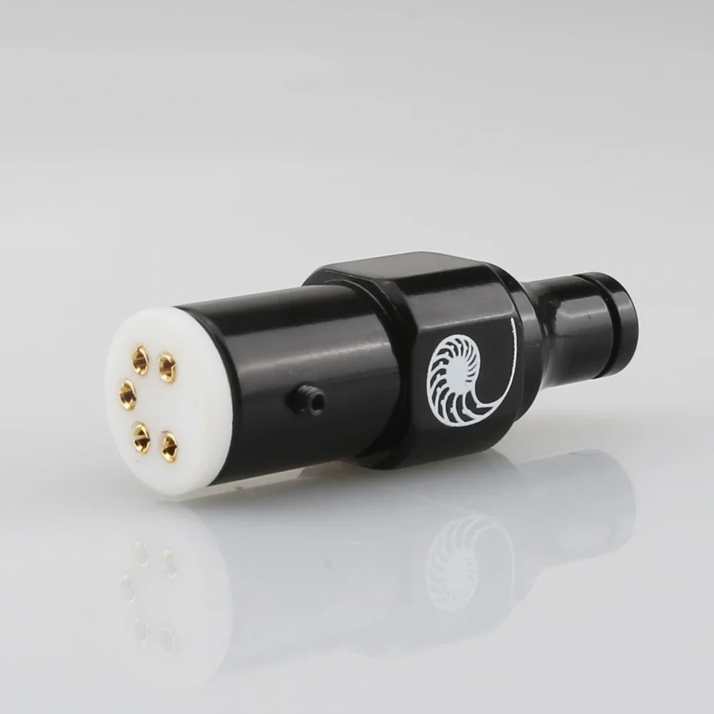 Hifi Cardas Vinyl LP Phono, 5 broches, siège de prise femelle DIN pour médailles, ligne de bras de lecture audio, câble de signal de ligne de bras de lecture, 1PC