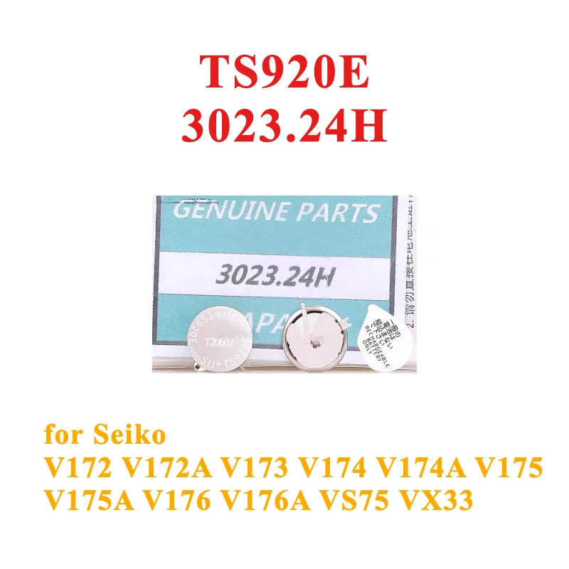 Original New 3023.24H TS920E 3023-24H Kinetic Energy Rechargeable Battery Integrated Circuit for Seiko V172 V173 V174 and V175