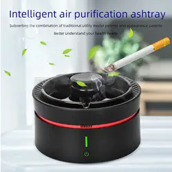 Smart Ashtray Air Purifier Multifunctional Removal Second-hand Smoke  Household And Commercial Desktop Negative Ion Purifier