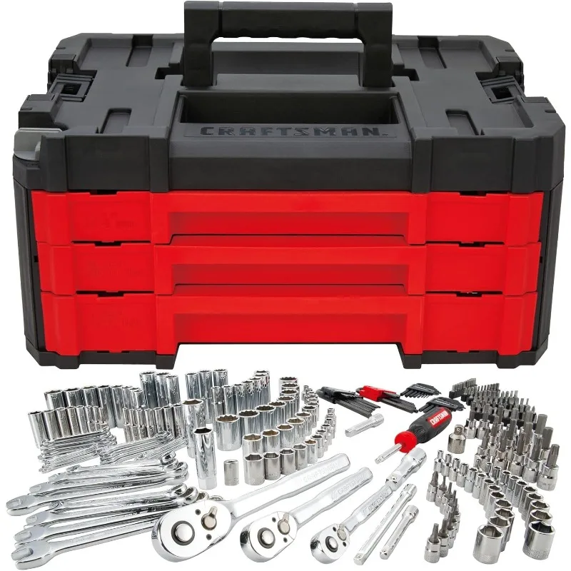 CRAFTSMAN Socket Set, 262-Piece Mechanic Tool Set, 1/4